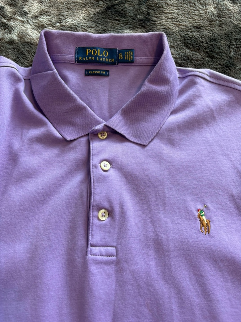 Ralph Lauren Lavender Polo Shirt